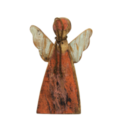 Anioł ze starego drewna 42cm XL